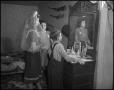 Primary view of [Hazel Petrey Trying on Her Veil]