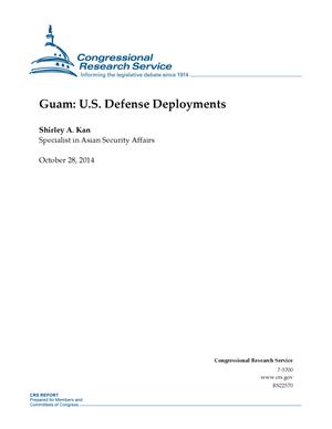 Guam: U.S. Defense Deployments
