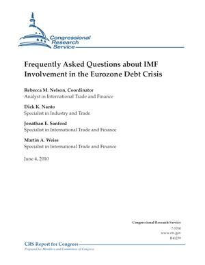 Frequently Asked Questions about IMF Involvement in the Eurozone Debt Crisis