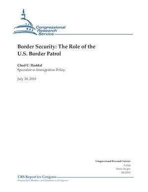 Border Security: The Role of the U.S. Border Patrol