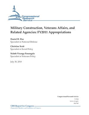Military Construction, Veterans Affairs, and Related Agencies: FY2011 Appropriations