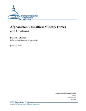 Afghanistan Casualties: Military Forces and Civilians