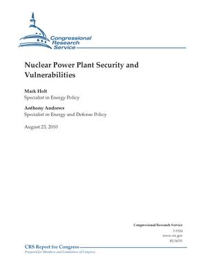 Nuclear Power Plant Security and Vulnerabilities