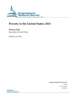 Poverty in the United States: 2013