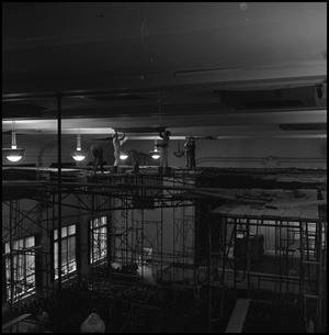 [Workmen in the Auditorium, Auditorium Building, ca. 1961]