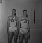 Photograph: [Two 1963 varsity basketball players]
