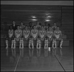 [1963-1964 Men's varsity basketball team]