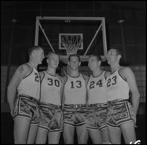 [1960 North Texas State College basketball players]