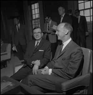 [Press conference naming Dr. John J. Kamerick President of North Texas State University, May 8, 1968]
