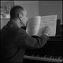 Thumbnail image of item number 1 in: '[Stefan Bardas at piano]'.