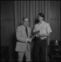 Primary view of [President Nolen presents an award]