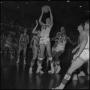 Photograph: [North Texas basketball player catches the ball]