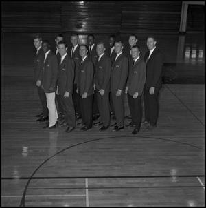 [1963-64 varsity basketball team]