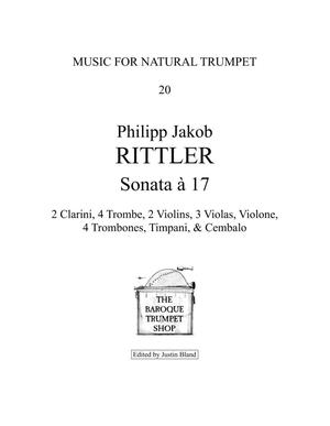Philipp Jakob Rittler Sonata à 17