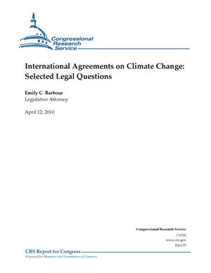 International Agreements on Climate Change: Selected Legal Questions