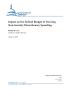 Report: Impact on the Federal Budget of Freezing Non-Security Discretionary S…