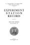 Primary view of Experiment Station Record, Volume 33, July-December, 1915