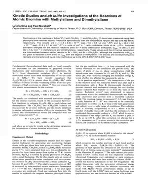 Kinetic studies of ab initio investigations of the reactions of atomic bromine with methylsilane and dimethylsilane