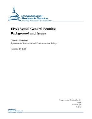 EPA's Vessel General Permits: Background and Issues