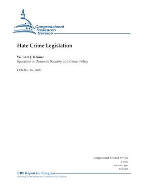 Hate Crime Legislation