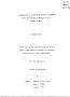 Thesis or Dissertation: A Comparison of Certain Factors in Students with and without Financia…