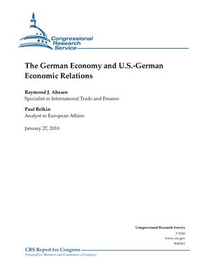The German Economy and U.S.-German Economic Relations