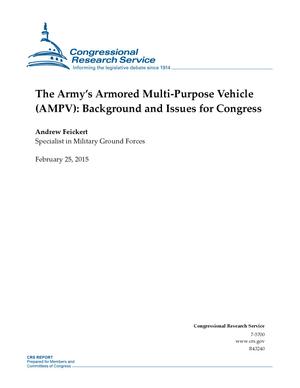 The Army's Armored Multi-Purpose Vehicle (AMPV): Background and Issues for Congress
