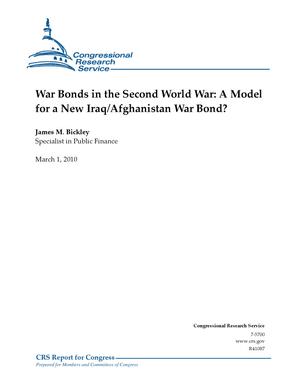 War Bonds in the Second World War: A Model for a New Iraq/Afghanistan War Bond?