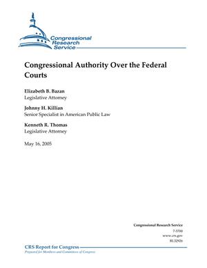 Congressional Authority Over the Federal Courts