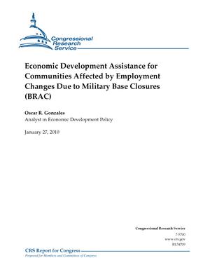 Economic Development Assistance for Communities Affected by Employment Changes Due to Military Base Closures (BRAC)
