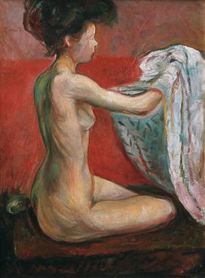 Primary view of object titled 'Female Nude, Paris'.