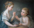 Artwork: Children Blowing Bubbles