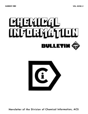 Primary view of object titled 'Chemical Information Bulletin, Volume 32, Number 2, Summer 1980'.
