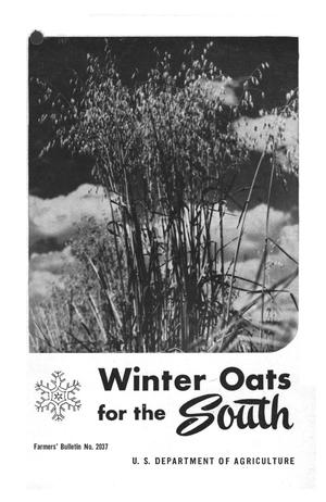Winter oats for the South.