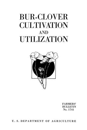 Bur-clover cultivation and utilization.