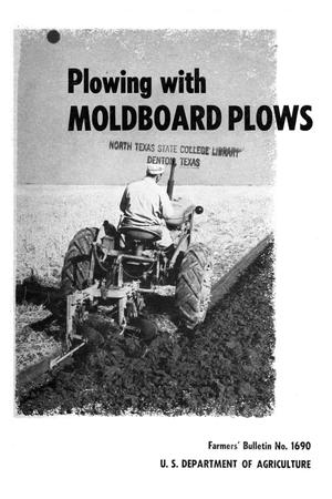 Plowing with moldboard plows.