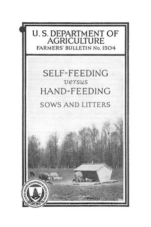 Self-feeding versus hand-feeding sows and litters.