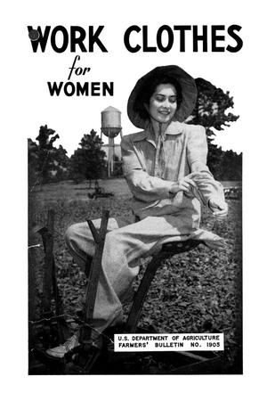 Primary view of object titled 'Work clothes for women.'.
