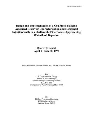 Design and Implementation of a C02 Flood Utilizing Advanced Reservoir Characterization and Horizontal Injection Wells in a Shallow Shelf Carbonate Approaching Waterflood Depletion