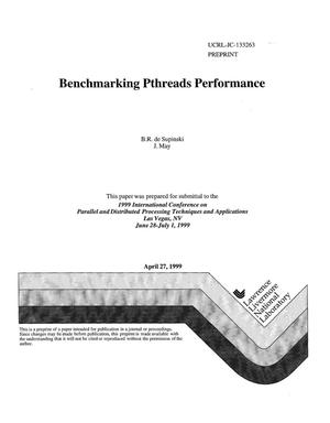 Benchmarking Pthreads performance