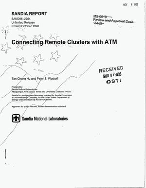 Connecting Remote Clusters with ATM