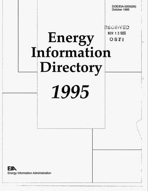 Energy information directory 1995