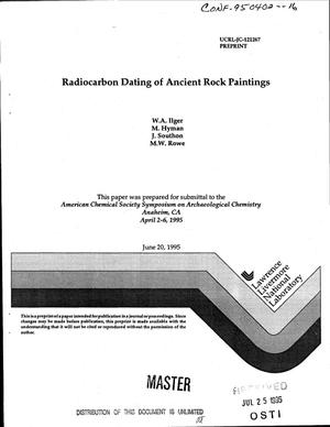 Radiocarbon dating of ancient rock paintings