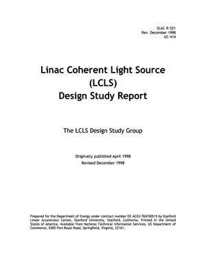 Linac Coherent Light Source (LCLS) Design Study Report