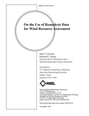 On the Use of Reanalysis Data for Wind Resource Assessment