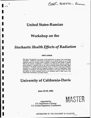 United States-Russian workshop on the stochastic health effects of radiation