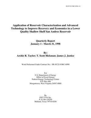 Application of Reservoir Characterization and Advanced Technology to Improve Recovery and Economics in a Lower Quality Shallow Shelf San Andres Reservoir