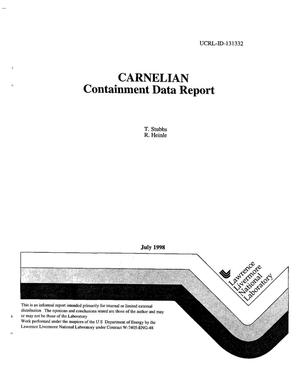 CARNELIAN containment data report