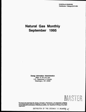 Natural gas monthly, September 1995