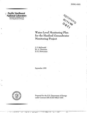 Water-Level Monitoring Plan for the Hanford Groundwater Monitoring Project